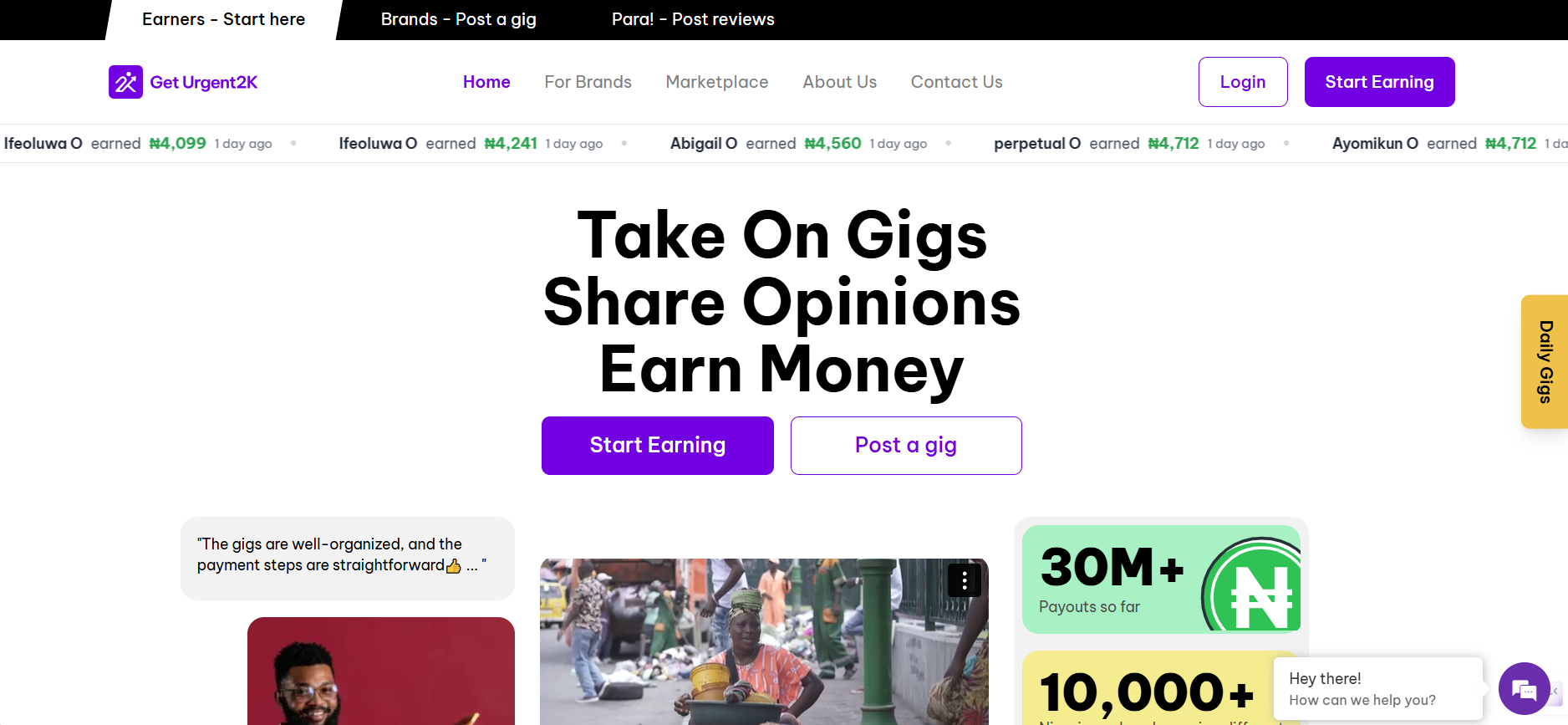 Earning Community Platform - Connecting Opportunities