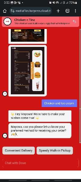 Conversational Ordering Bot - Enhanced Customer Experience